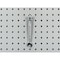 Triton Products 1/2 In. Single Rod 30 Degree Bend Steel Pegboard Hook for LocBoard, PK5 51013 - alternate 2